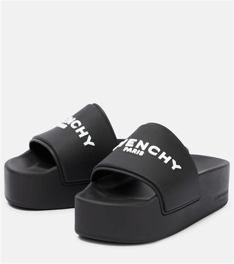 givenchy metallic slides|Givenchy slides price.